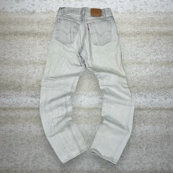 Levi's Other - True Vintage 70s Levis Jeans 501 28x32 Regular Straight Fit Light Grey Wash